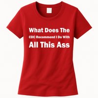 What Does The CDC Recommend I Do With All This Ass Womens T-Shirt