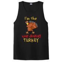 Wine Drinking Turkey Matching Family Thanksgiving Party PosiCharge Competitor Tank