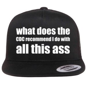 What Does The CDC Recommend I Do With All This Ass Flat Bill Trucker Hat