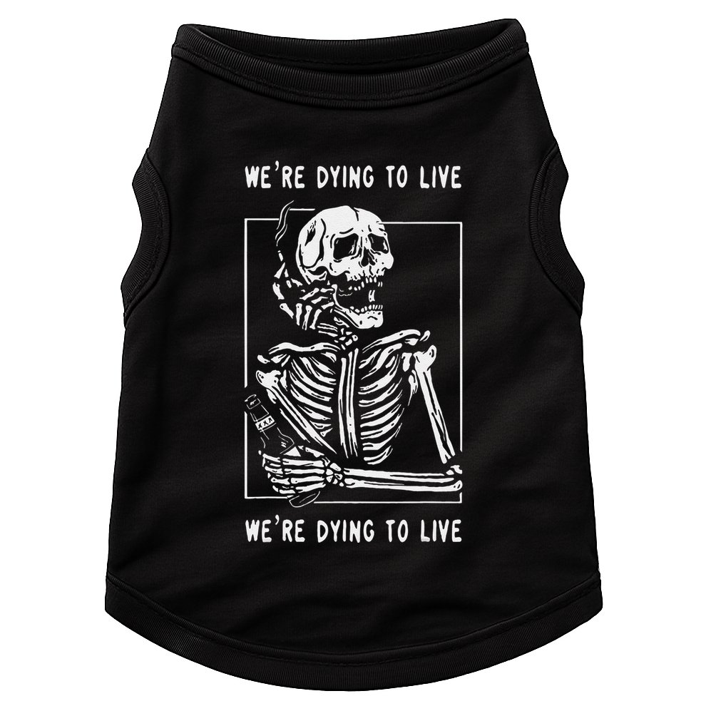 WeRe Dying To Live Damaged Society Strangers Doggie Tank