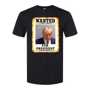 Wanted Donald Trump For President 2024 Softstyle CVC T-Shirt