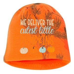 We Deliver The Cutest Little Pumpkins Labor And Delivery Kati - Camo Knit Beanie