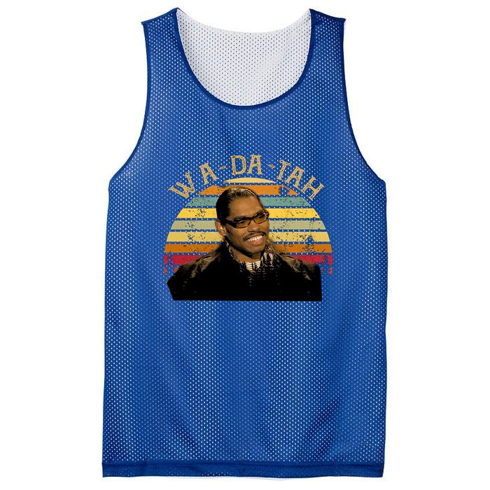 Wa Da Tah Pootie Tang Vintage Movie Quote Mesh Reversible Basketball Jersey Tank