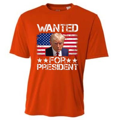 Wanted Donald Trump For President 2024 Cooling Performance Crew T-Shirt