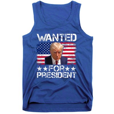 Wanted Donald Trump For President 2024 Tank Top