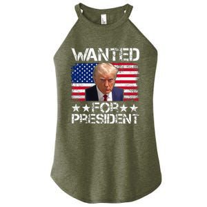 Wanted Donald Trump For President 2024 Women's Perfect Tri Rocker Tank