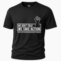 We Don’T Talk We Take Action Cooling Performance Crew T-Shirt