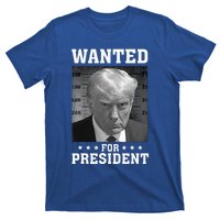 Wanted Donald Trump For President 2024 USA Flag T-Shirt