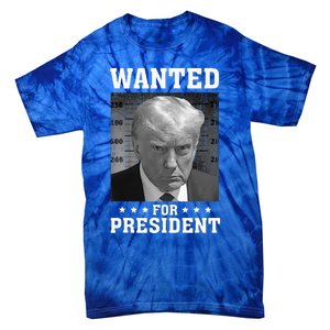 Wanted Donald Trump For President 2024 USA Flag Tie-Dye T-Shirt