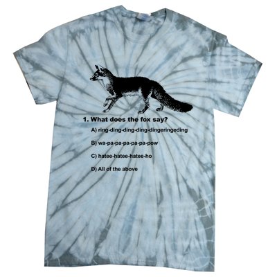 What Does The Fox Say Tie-Dye T-Shirt