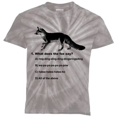 What Does The Fox Say Kids Tie-Dye T-Shirt