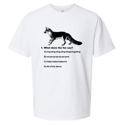 What Does The Fox Say Sueded Cloud Jersey T-Shirt