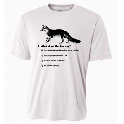 What Does The Fox Say Cooling Performance Crew T-Shirt