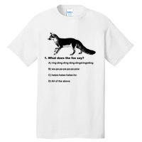 What Does The Fox Say Tall T-Shirt