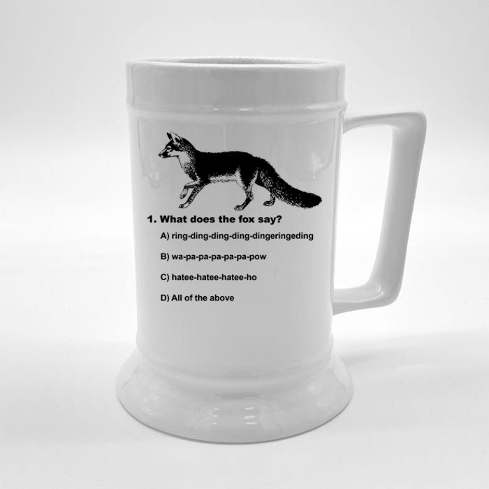 What Does The Fox Say Beer Stein