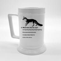 What Does The Fox Say Beer Stein