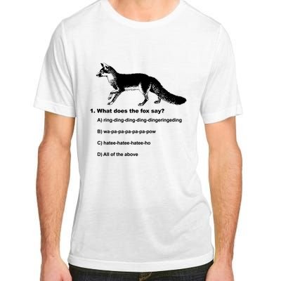 What Does The Fox Say Adult ChromaSoft Performance T-Shirt