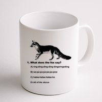 What Does The Fox Say Coffee Mug