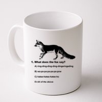 What Does The Fox Say Coffee Mug