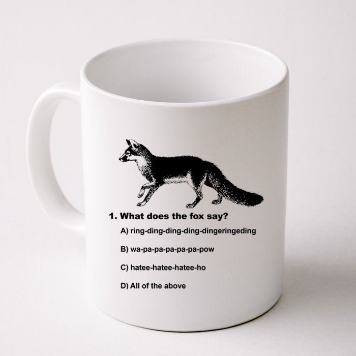 What Does The Fox Say Coffee Mug