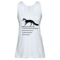 What Does The Fox Say Ladies Essential Flowy Tank