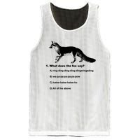 What Does The Fox Say Mesh Reversible Basketball Jersey Tank