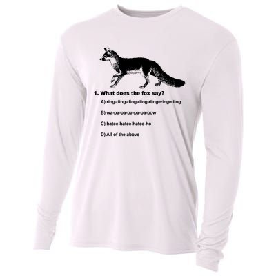 What Does The Fox Say Cooling Performance Long Sleeve Crew