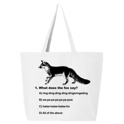 What Does The Fox Say 25L Jumbo Tote