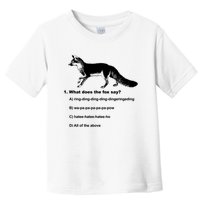 What Does The Fox Say Toddler T-Shirt