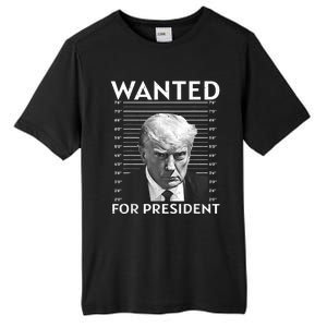 Wanted Donald Trump For President 2024 Tall Fusion ChromaSoft Performance T-Shirt