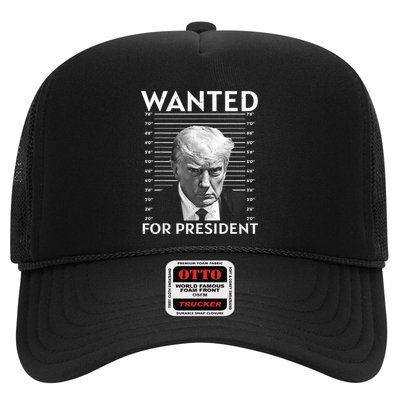 Wanted Donald Trump For President 2024 Trucker Hat