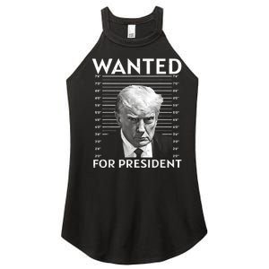 Wanted Donald Trump For President 2024 Women's Perfect Tri Rocker Tank