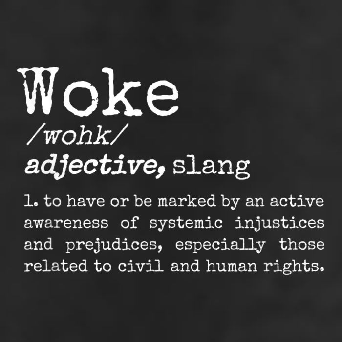Woke Definition To Have An Awareness Of Systemic Injustices Cool Comfort Performance Bucket Hat