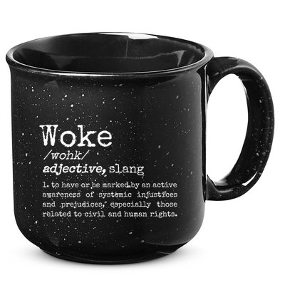 Woke Definition To Have An Awareness Of Systemic Injustices 15oz Campfire Ceramic Mug