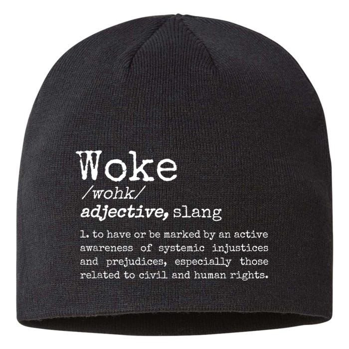 Woke Definition To Have An Awareness Of Systemic Injustices Sustainable Beanie