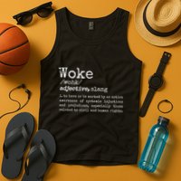 Woke Definition To Have An Awareness Of Systemic Injustices Tank Top