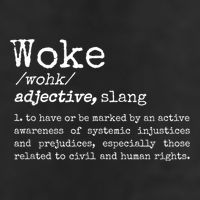 Woke Definition To Have An Awareness Of Systemic Injustices Microfiber Hand Towel