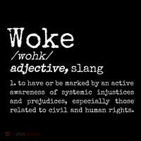 Woke Definition To Have An Awareness Of Systemic Injustices Zip Tote Bag