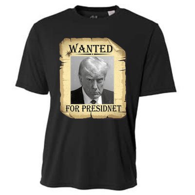 Wanted Donald Trump For President 2024 Vintage Cooling Performance Crew T-Shirt