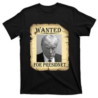 Wanted Donald Trump For President 2024 Vintage T-Shirt