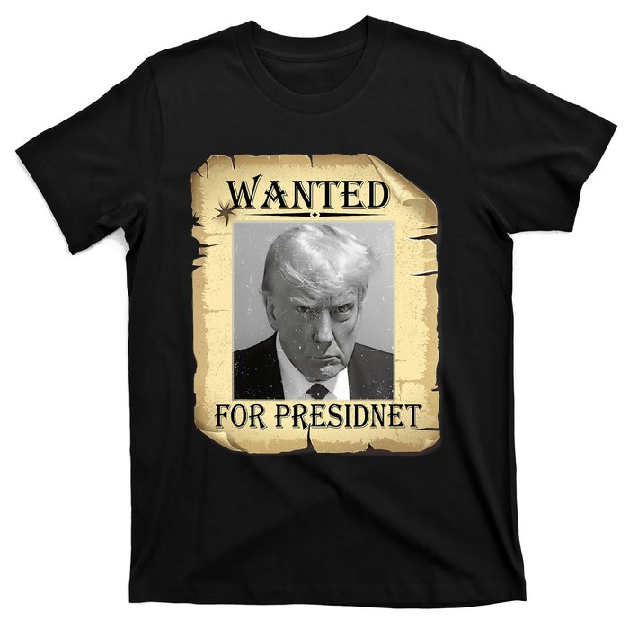 Wanted Donald Trump For President 2024 Vintage T-Shirt