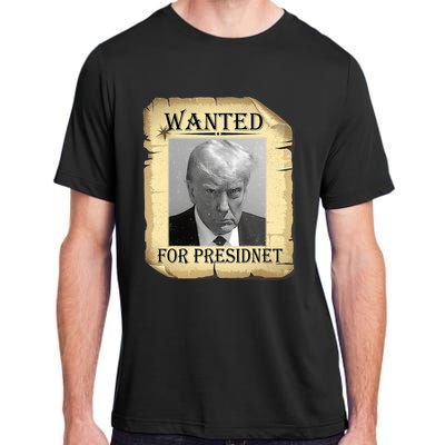 Wanted Donald Trump For President 2024 Vintage Adult ChromaSoft Performance T-Shirt