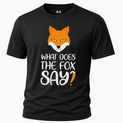 What Does The Fox Design Say Performance Shirt