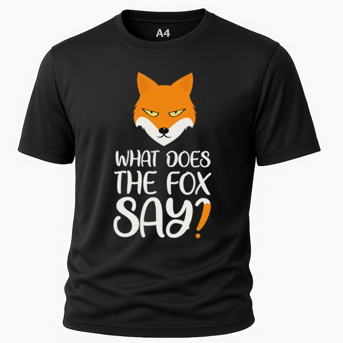 What Does The Fox Design Say Cooling Performance Crew T-Shirt