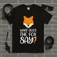 What Does The Fox Design Say T-Shirt