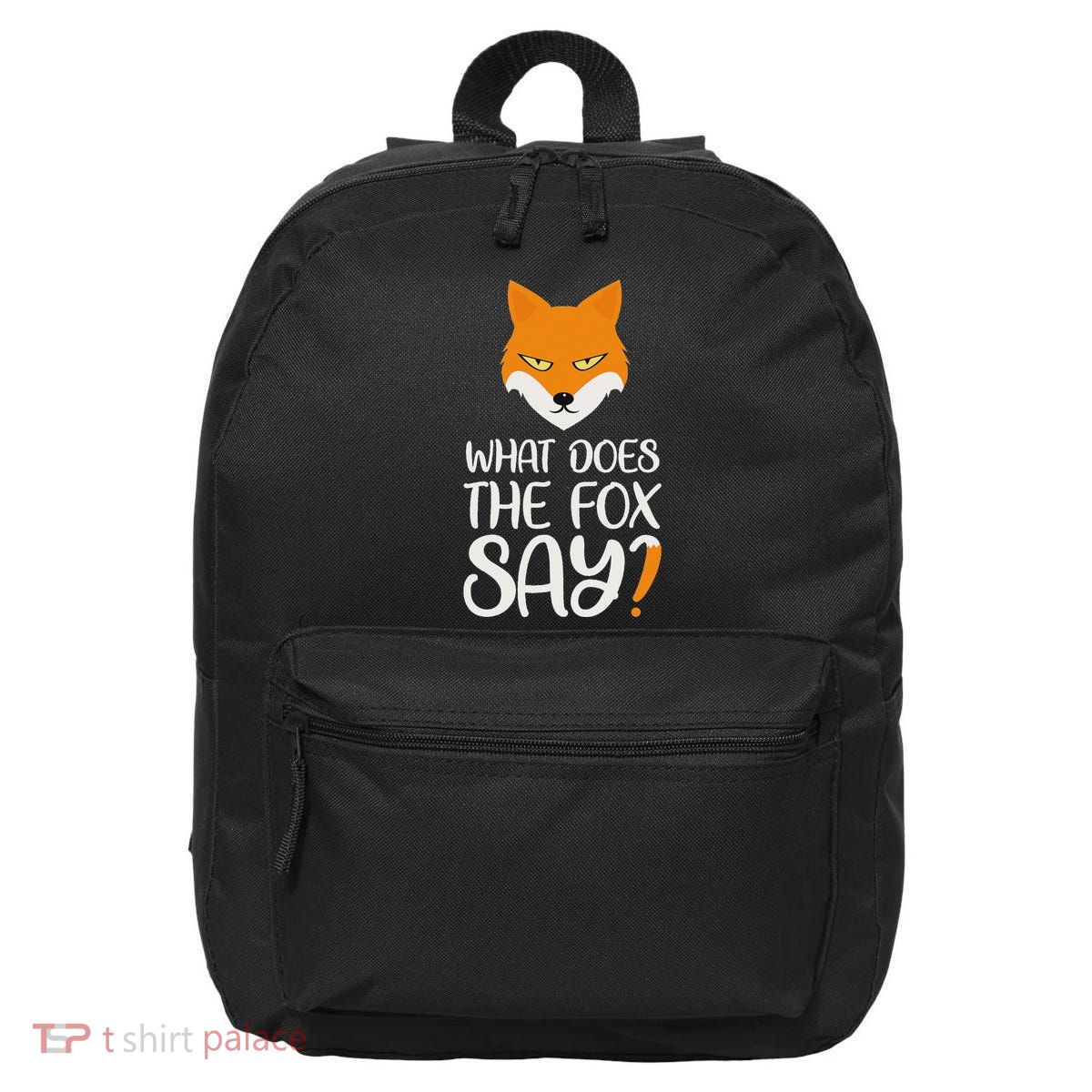What Does The Fox Design Say 16 in Basic Backpack
