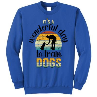 Wonderful Day To Train Dogs Trainer Dog Training Cute Gift Sweatshirt