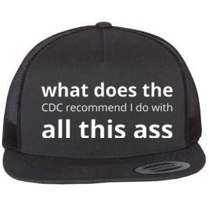 What Does The Cdc Recommend I Do With All This Ass Flat Bill Trucker Hat