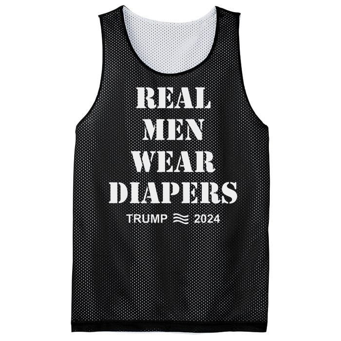 Wear Diapers Trump 2024 Funny Wear Diapers Mesh Reversible Basketball Jersey Tank