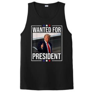 Wanted Donald Trump For President 2024 Trump Mug Shot USA PosiCharge Competitor Tank